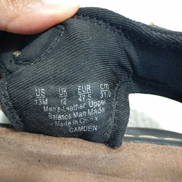 Dr. Scholls Mens Camden Brown Leather Sandals Open-Toe Comfort Fit Size 13M - Picture 4 of 11